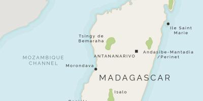 نقشه های ماداگاسکار و جزایر اطراف آن