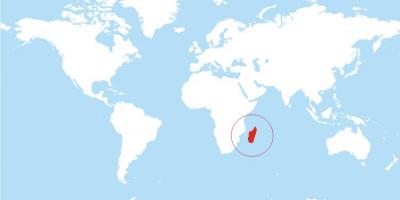 نقشه های ماداگاسکار محل در جهان