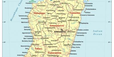 نقشه جاده های ماداگاسکار