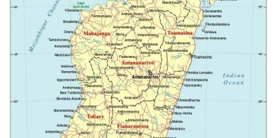 نقشه دقیق از ماداگاسکار